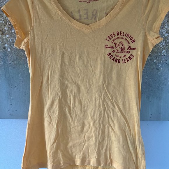 🇺🇸 True Religion Velvet Buddha Logo T-Shirt (NWOT) - Picture 5 of 12